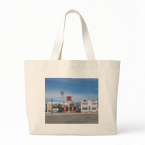 Gas Station Bassett, Nebraska, USA Canvas Bags