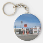 Gas Station Bassett, Nebraska, USA keychains
