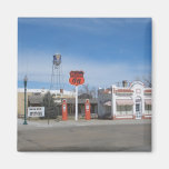 Gas Station Bassett, Nebraska, USA magnets