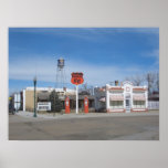 Gas Station Bassett, Nebraska, USA Poster posters