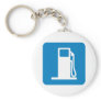Gas Station Highway Sign Keychain
