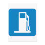 Gas Station Highway Sign Postcard