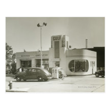 Gas Station Post Card