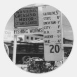 Gas station price analysis photo 1938 stickers