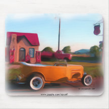 Gas Stop Along The Hwy. Mousepad