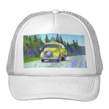Gas Tanker Highway Driving Trucker Hat Series
