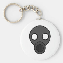 Gasmask cyberpunkstore key chains