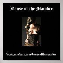 Gasmask-Fashion-Fetish, Danse of the Macabre, w... Print