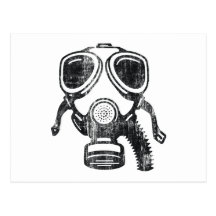gasmask post cards