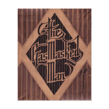 GasMasked Man logo art Gallery Wrap Canvas