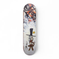 gasmaskwormonstool1 custom skateboard