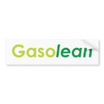 Gasolean Bumper Sticker