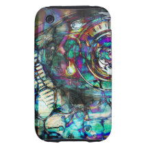 Gasoline Motorcycle Engine Tough iPhone 3 Cases