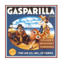 Gasparilla Brand Vintage Citrus Label t-shirts