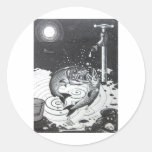 Gaspingfish Round Sticker