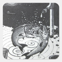 Gaspingfish Sticker