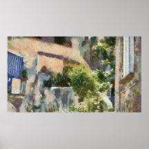 Gasse in Tropea / Italien Poster