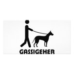 Gassigeher dog walker hund photo card