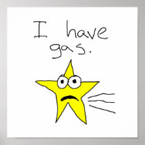 Gassy Star Poster