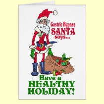 Gastric Bypass Santa cards