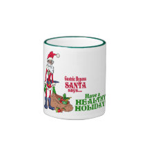Gastric Bypass Santa Coffee Mugs
