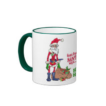 Gastric Bypass Santa Coffee Mugs
