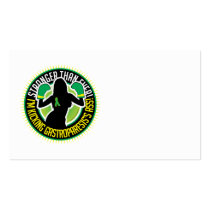 Gastroparesis Boxing Girl Business Card Template