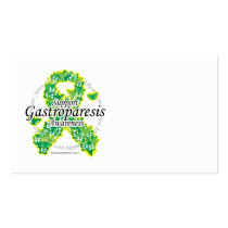 Gastroparesis Butterfly Ribbon Business Card Template