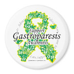Gastroparesis Butterfly Ribbon Fridge Magnets