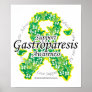 Gastroparesis Butterfly Ribbon Posters