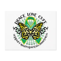 Gastroparesis Butterfly Tribal 2 Post Card