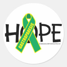 Gastroparesis Hope Round Sticker