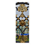 Gate to Catherines Palace Bookmark Business Card Template