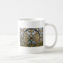 Gate to Catherines Palace entrance Mugs
