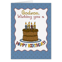 Gâteau d'anniversaire de 3292 filleuls carte