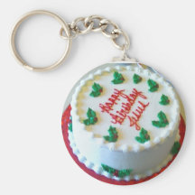 Gâteau d'anniversaire de Jésus Porte-clef