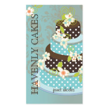 Gâteau de mariage de chocolat/boulangerie/pâtisser modèle de carte de visite