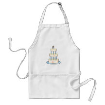 Gâteau de mariage tabliers