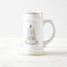 Gâteau de mariage tasses