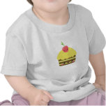 Gâteau mignon de citron de chocolat de Kawaii T-shirt