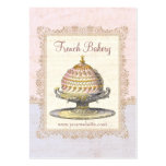 Gâteau victorien rose de Français de Paris pour Ba Modèle De Carte De Visite
