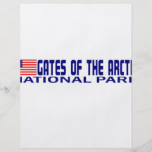 Gates of the Arctic National Park Flyer Design