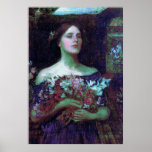 Gather Ye Rosebuds (1908)~ Fine Art Canvas Poster