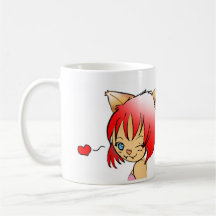 Gatinha kawai caneca