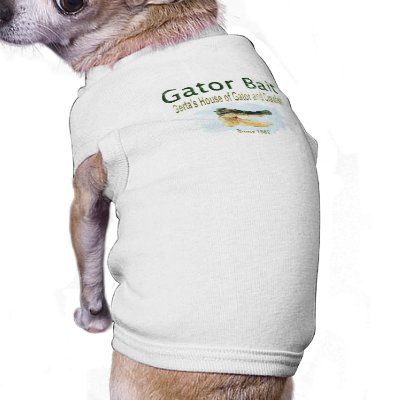 Gator Bait Dog T-shirt by DizzyDebbie