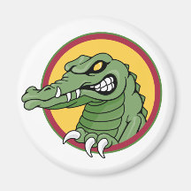 Gator Mascot Fridge Magnet