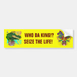 Gator, Who Da King!?  with The King Bumper Stickers
