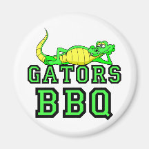 Gators BBQ Fridge Magnet