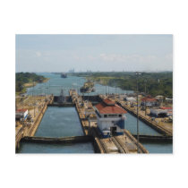 Gatun Locks 7 Postcard