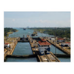 Gatun Locks 7 Postcard